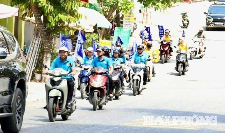 Bảo hiểm xã hội Hải Phòng ra quân tuyên truyền chính sách bảo hiểm xã hội, bảo hiểm y tế