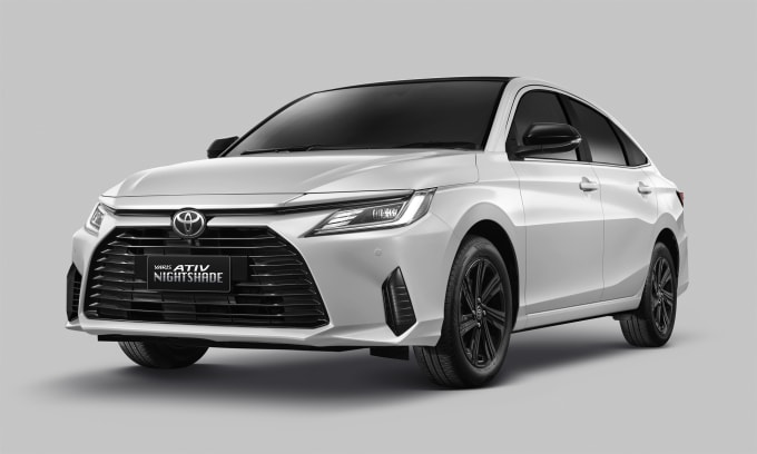Toyota Vios/Yaris Ativ phiên bản mới nhất Nightshade ở Thái Lan. Ảnh: Toyota