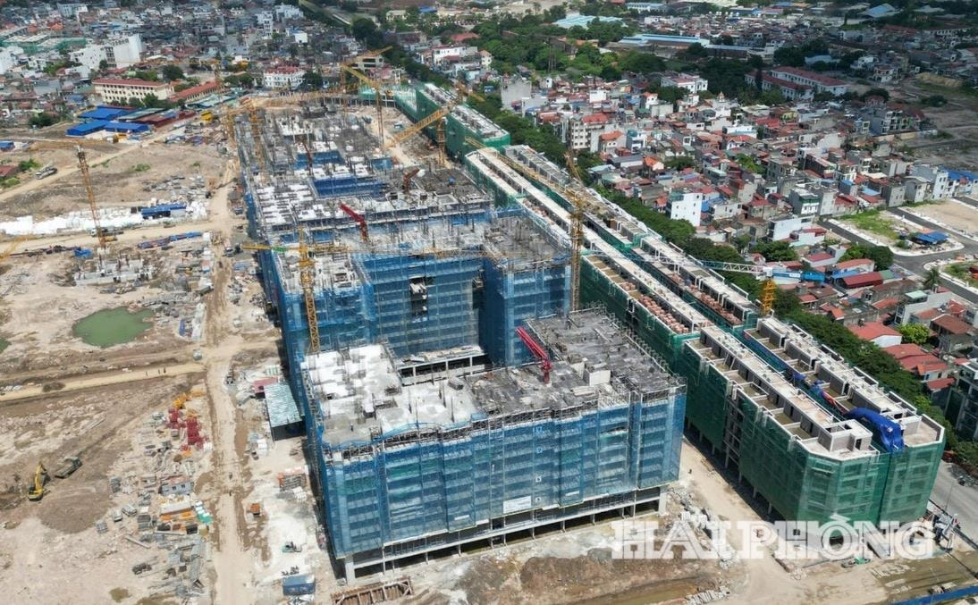 Dự án Khu nhà ở xã hội tại Tổng kho 3 Lạc Viên đang được đẩy nhanh tiến độ xây dựng
