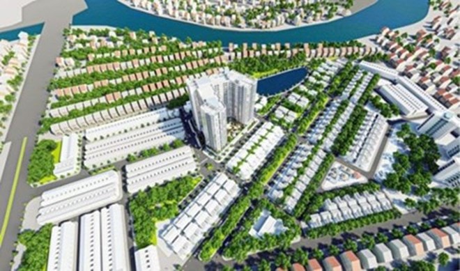Phối cảnh Dự án Khu nhà ở xã hội tại phường An Dương.