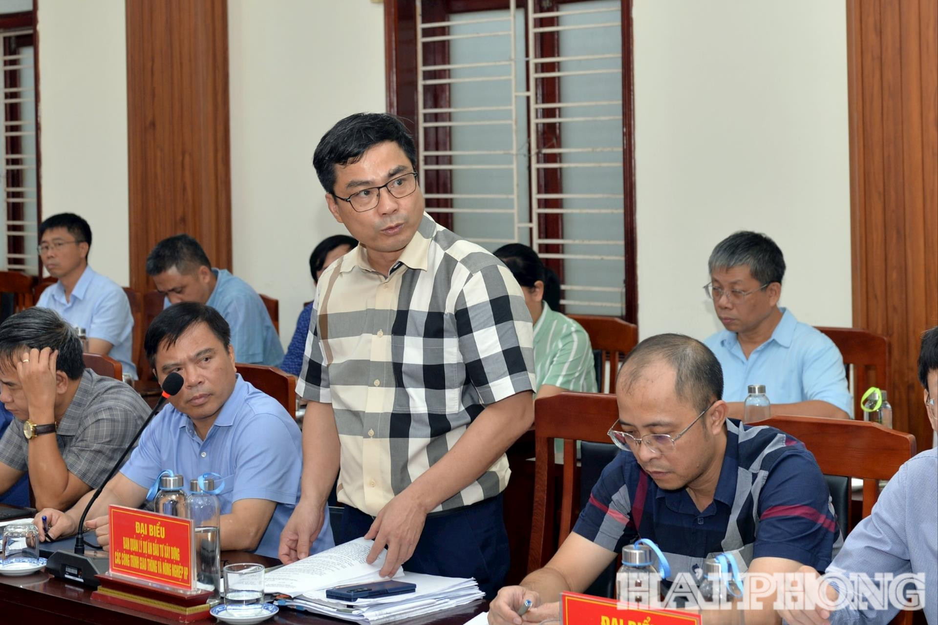 Ban quản lý dự án đầu tư xây dựng các công trình giao thông và nông nghiệp báo cáo tiến độ dự án