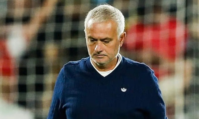 HLV Jose Mourinho. Ảnh: EPA