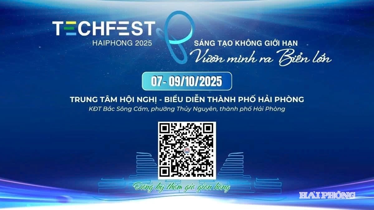 Techfest Haiphong 2025 sẽ diễn ra từ ngày 7 9/10/2025.