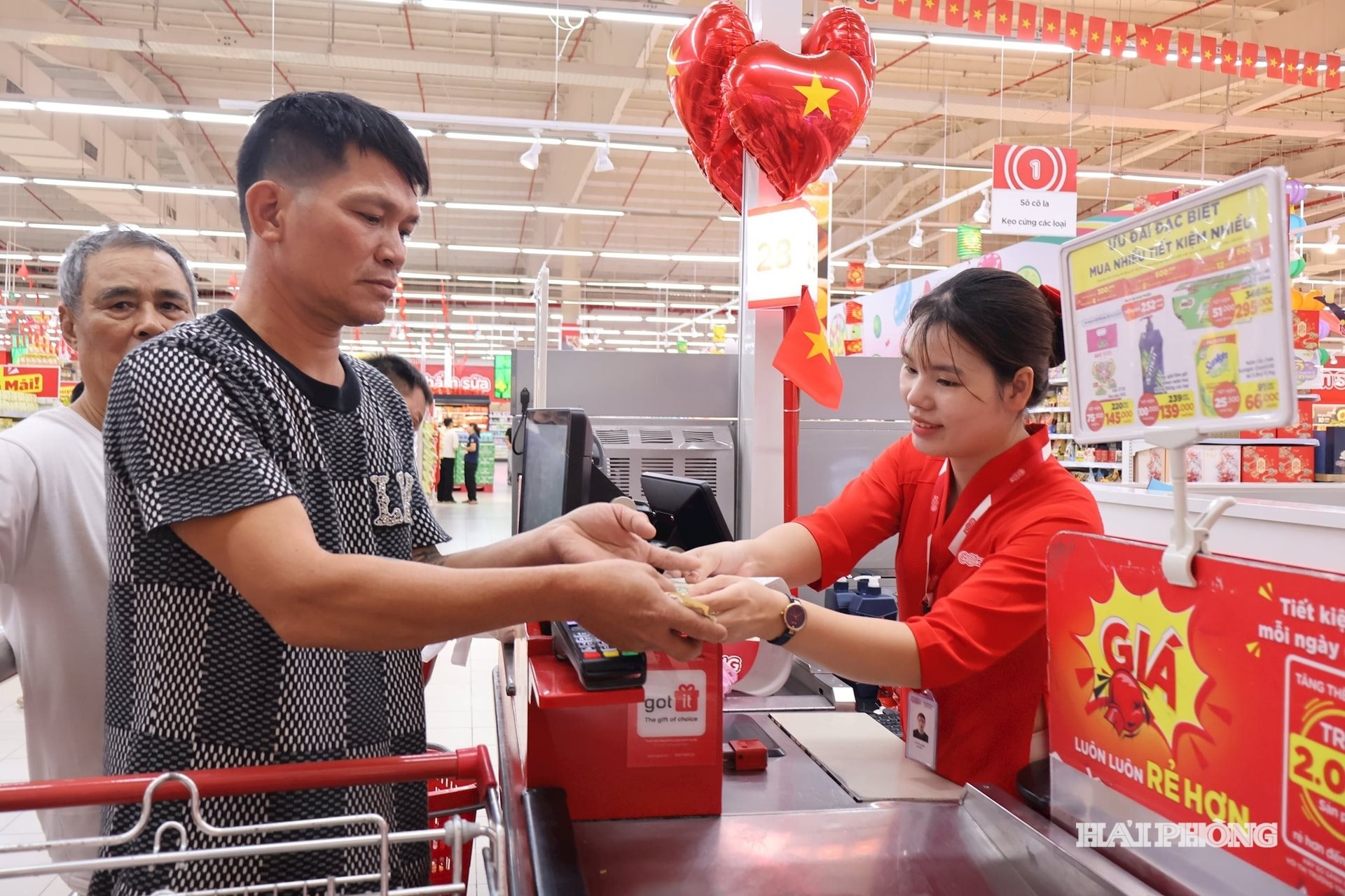 Siêu thị GO! Hải Dương tích cực trong sử dụng hóa đơn điện tử khởi tạo từ máy tính tiền.