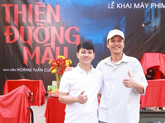 Hoài Lâm và Quang Tuấn là những diễn viên trong phim. (Ảnh: ĐLP) screenshot-20250909-151749-gallery.jpg