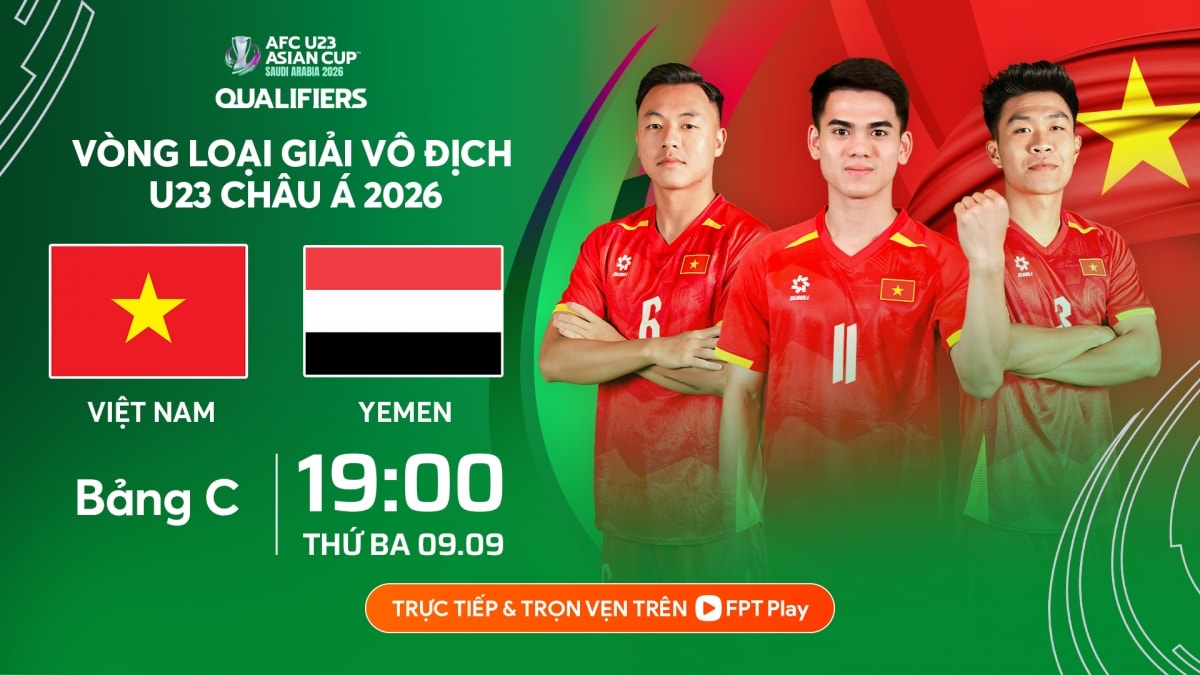 xem truc tiep u23 viet nam - u23 yemen o dau hinh anh 1