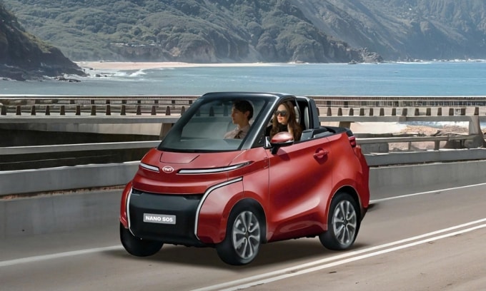 Bản dựng thiết kế mẫu Nano S05 EV. Ảnh: Silence