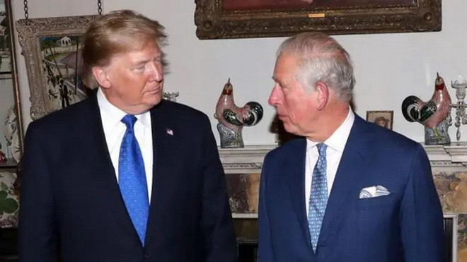 Tổng thống Trump và Vua Charles đã gặp nhau nhiều lần. (Ảnh: Getty) my-anh.jpg