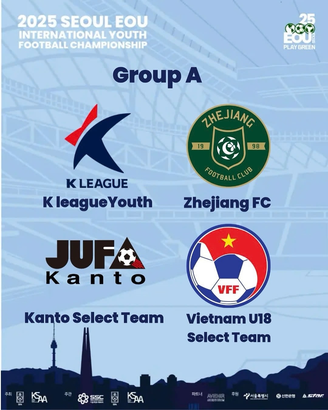 U18 Việt Nam lên đường dự giải quốc tế lớn tại Hàn Quốc - Ảnh 2.