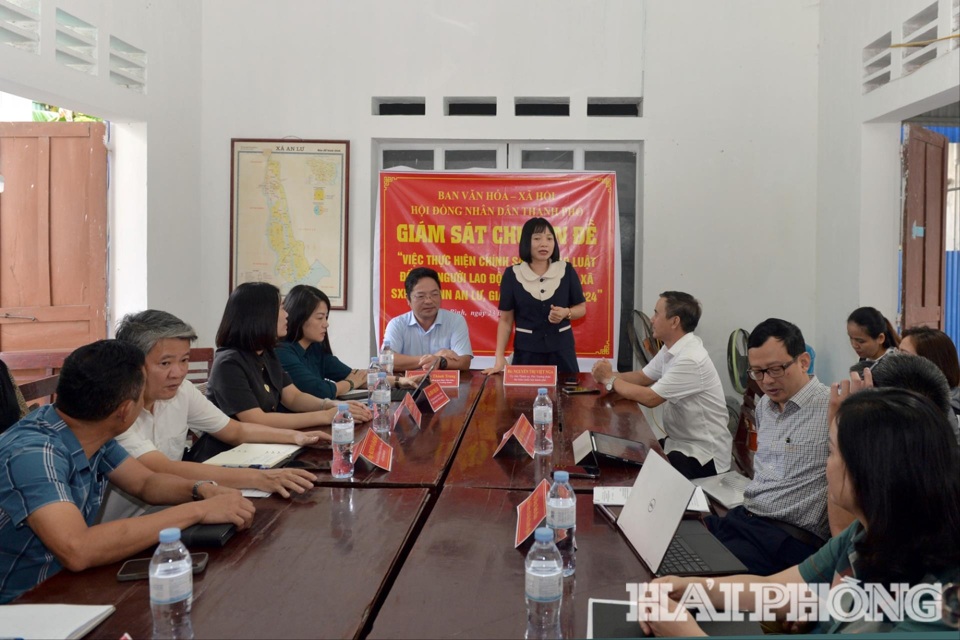 Đoàn công tác làm việc với Hợp tác xã sản xuất kinh doanh dịch vụ nông nghiệp An Lư