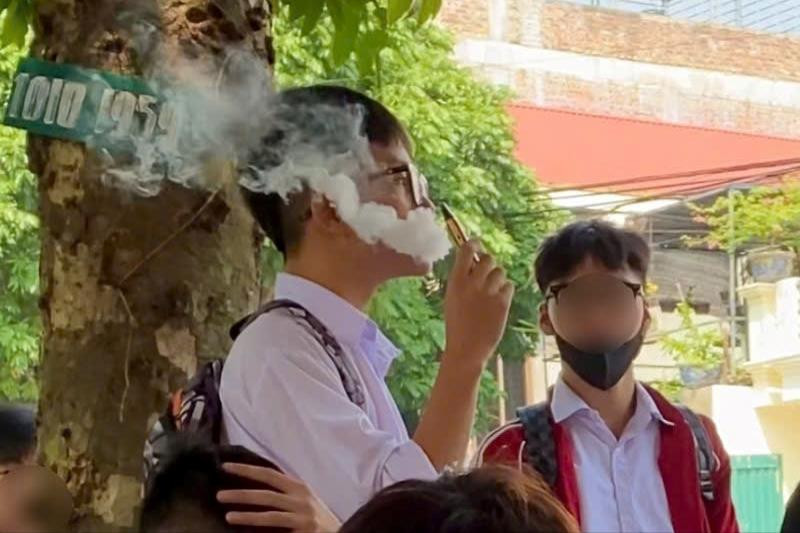 Thuốc lá điện tử đang là mối hiểm hoạ của giới trẻ (ảnh minh hoạ). 