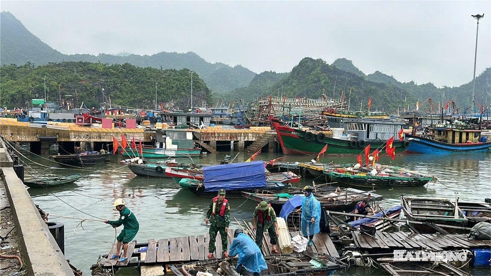 UBND các xã, phường ven biển, các đặc khu phải sắp xếp không để xảy ra va chạm và chìm tàu tại nơi neo đậu, hoàn thành trước 18 giờ ngày 24/9/2025. Ảnh: NGUYỄN CƯỜNG