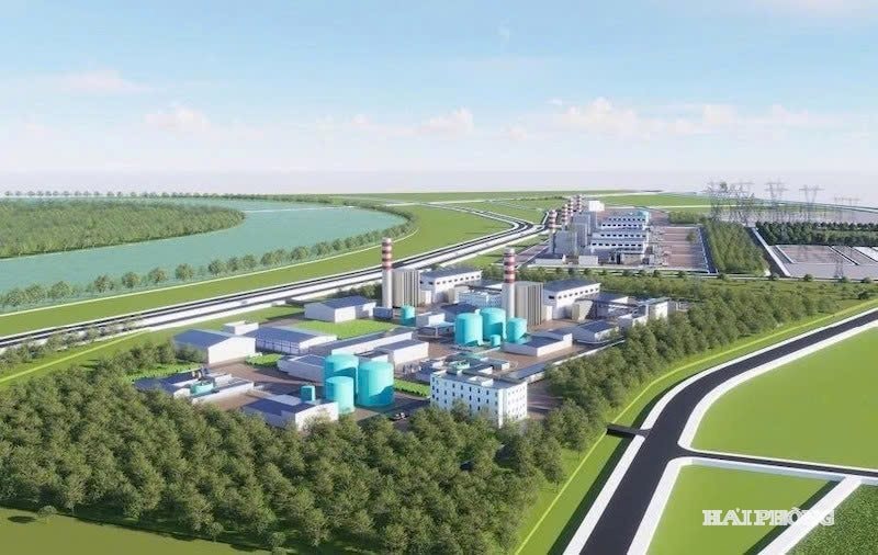 Phối cảnh Nhà máy nhiệt điện LNG Hải Phòng