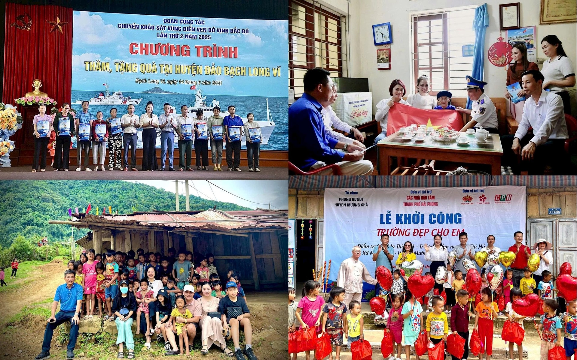 Miss Charity Hoang Ngan - founding member of the national record for forming the largest national flag in Vietnam