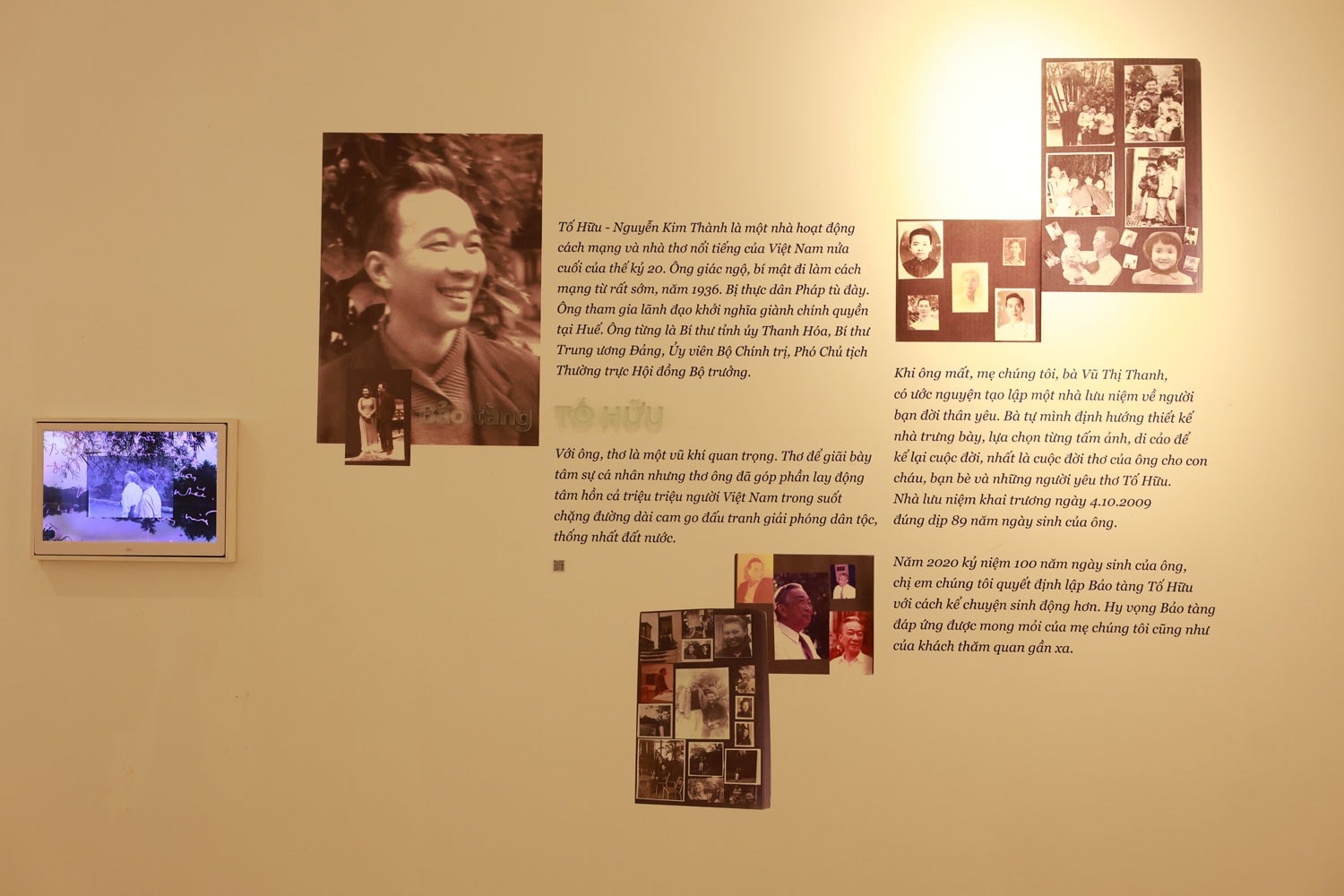 Tái hiện một đời thơ gắn với cách mạng tại Bảo tàng Tố Hữu