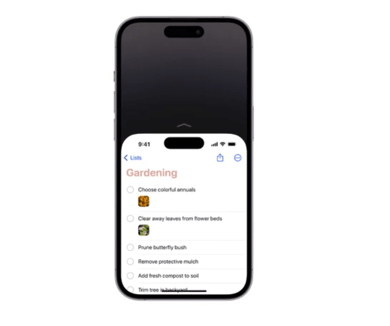 Khi bật tính năng Reachable, phần trên của màn hình sẽ trượt xuống thấp hơn, giúp bạn dễ dàng chạm vào các nút hoặc biểu tượng ở nửa trên màn hình mà không cần phải với tay hoặc dùng cả hai tay.