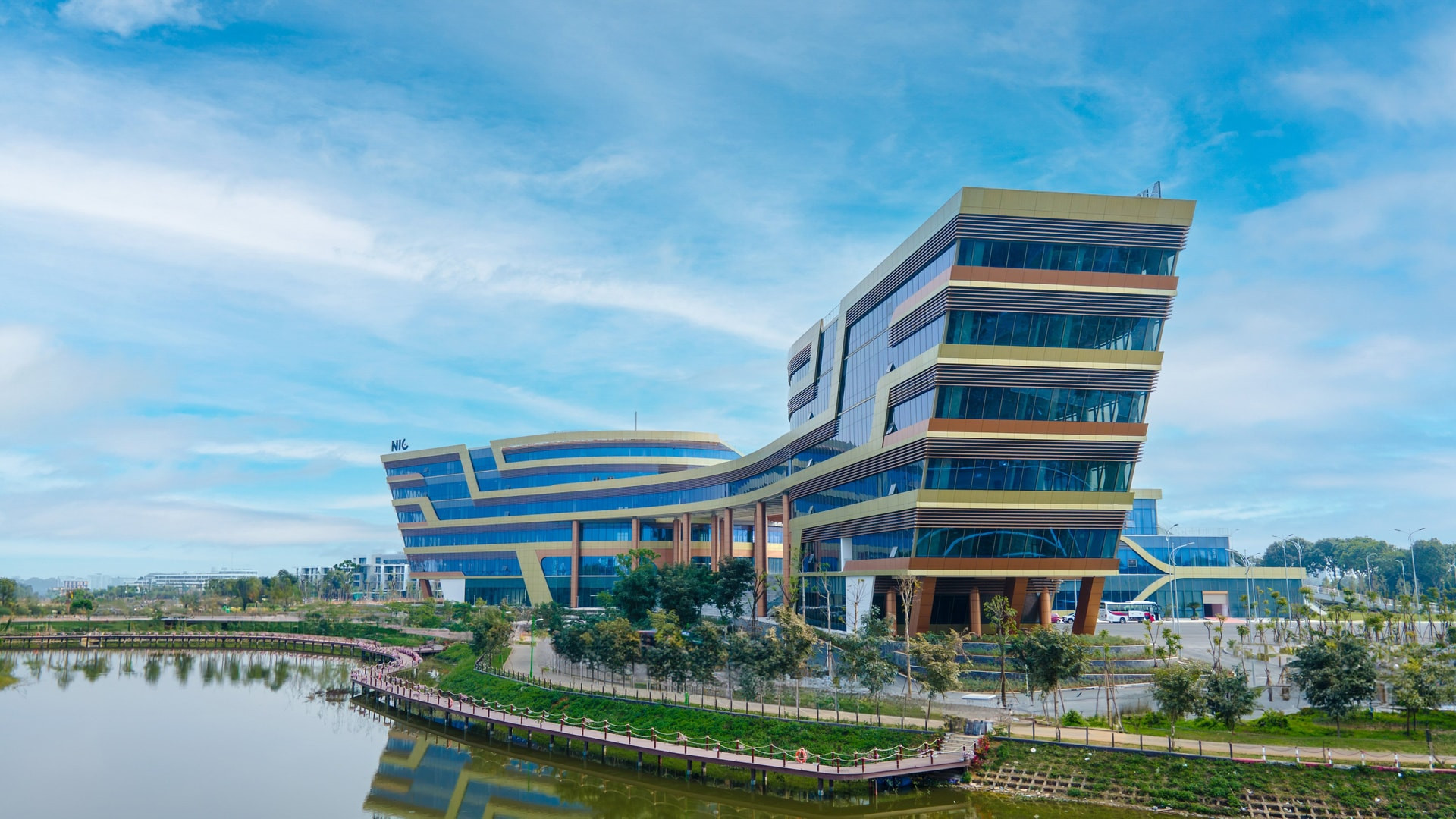 Trung tâm Đổi mới sáng tạo Quốc gia (NIC) tại Khu công nghệ cao Hòa Lạc.