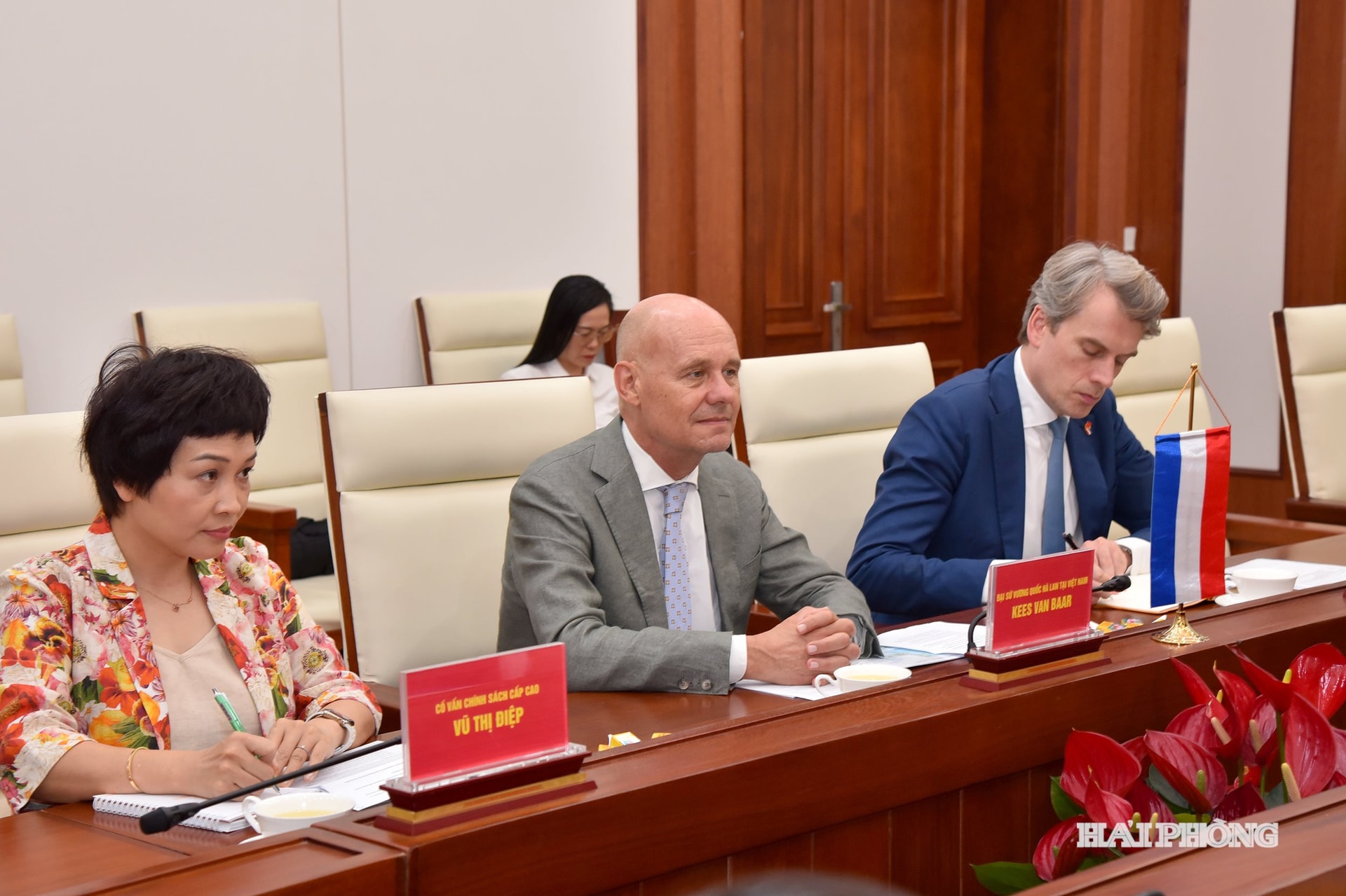 Mr. Kees van Baar, Ambassador Extraordinary and Plenipotentiary of the Kingdom of the Netherlands to Vietnam at the meeting.