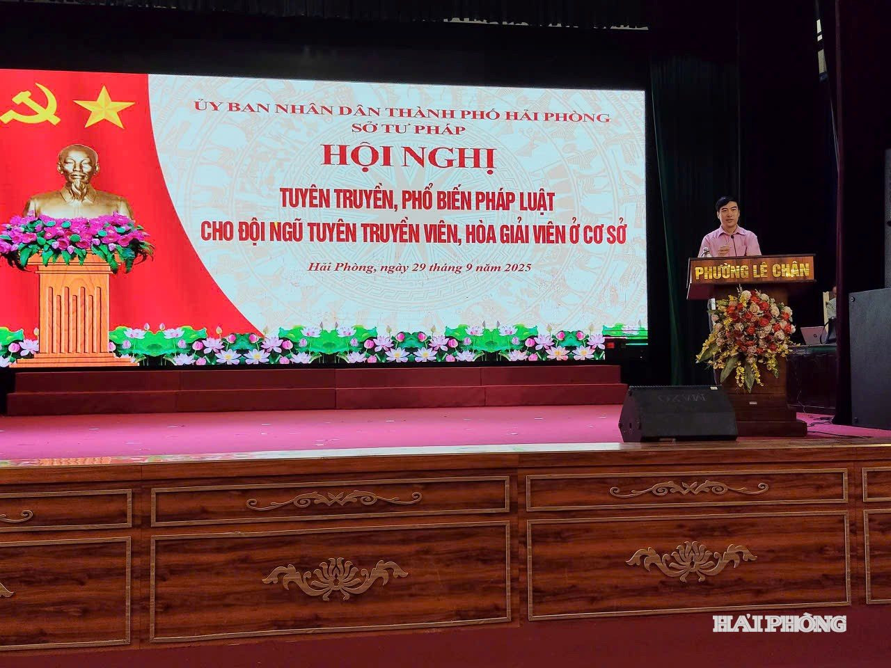 Sở Tư pháp Hải Phòng tăng cường phối hợp các đơn vị đẩy mạnh tuyên truyền phổ biến giáo dục pháp luật.