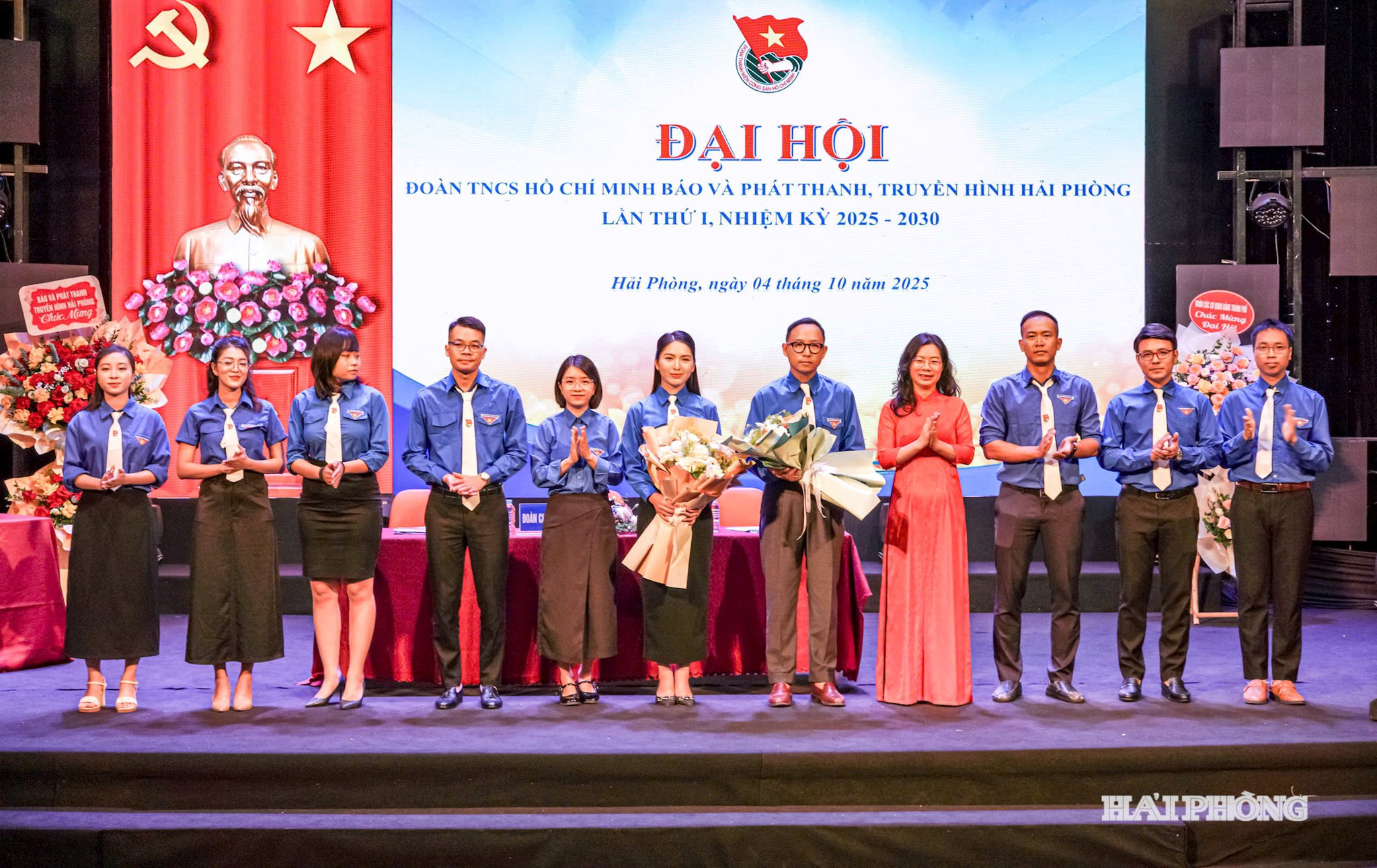 Ban Chấp hành Đoàn Thanh niên Báo và Phát thanh, truyền hình Hải Phòng nhiệm kỳ 2025-2030 ra mắt đại hội