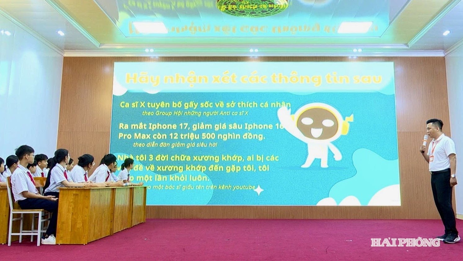 Tiết dạy mô hình hóa là điểm nhấn trong Hội thảo “Chuyển đổi số toàn diện trong giáo dục và đào tạo kỹ năng số cho học sinh”.