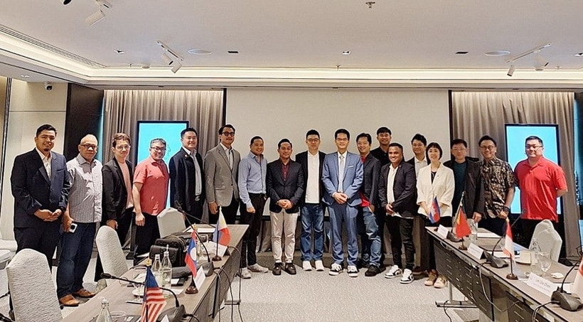 Các đại biểu tham dự Hội nghị thành lập Liên đoàn Thể thao Điện tử Đông Nam Á (Ảnh: VIRESA)