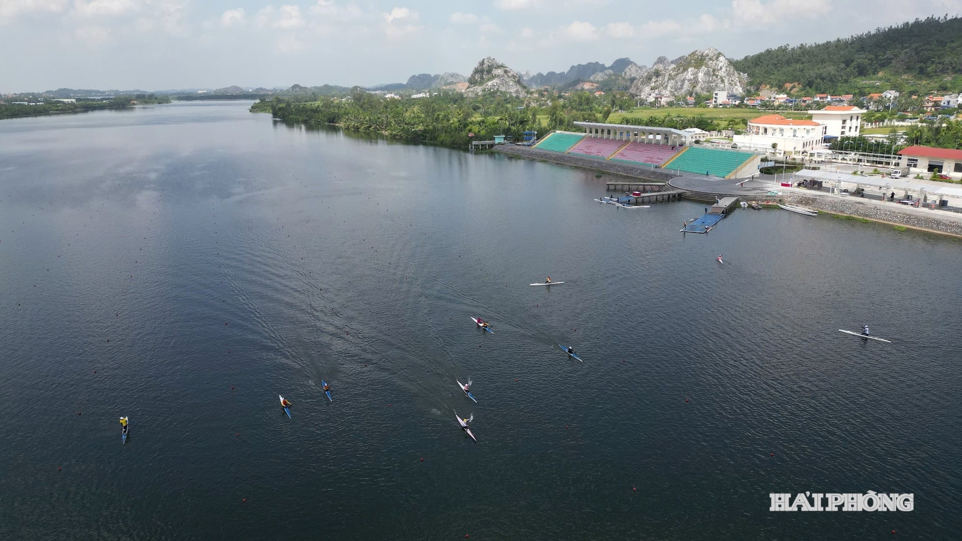 Trung tâm Huấn luyện đua thuyền Hải Phòng - nơi sẽ diễn ra Giải đua thuyền rowing vô địch châu Á 2025. Ảnh: PHAN TUẤN