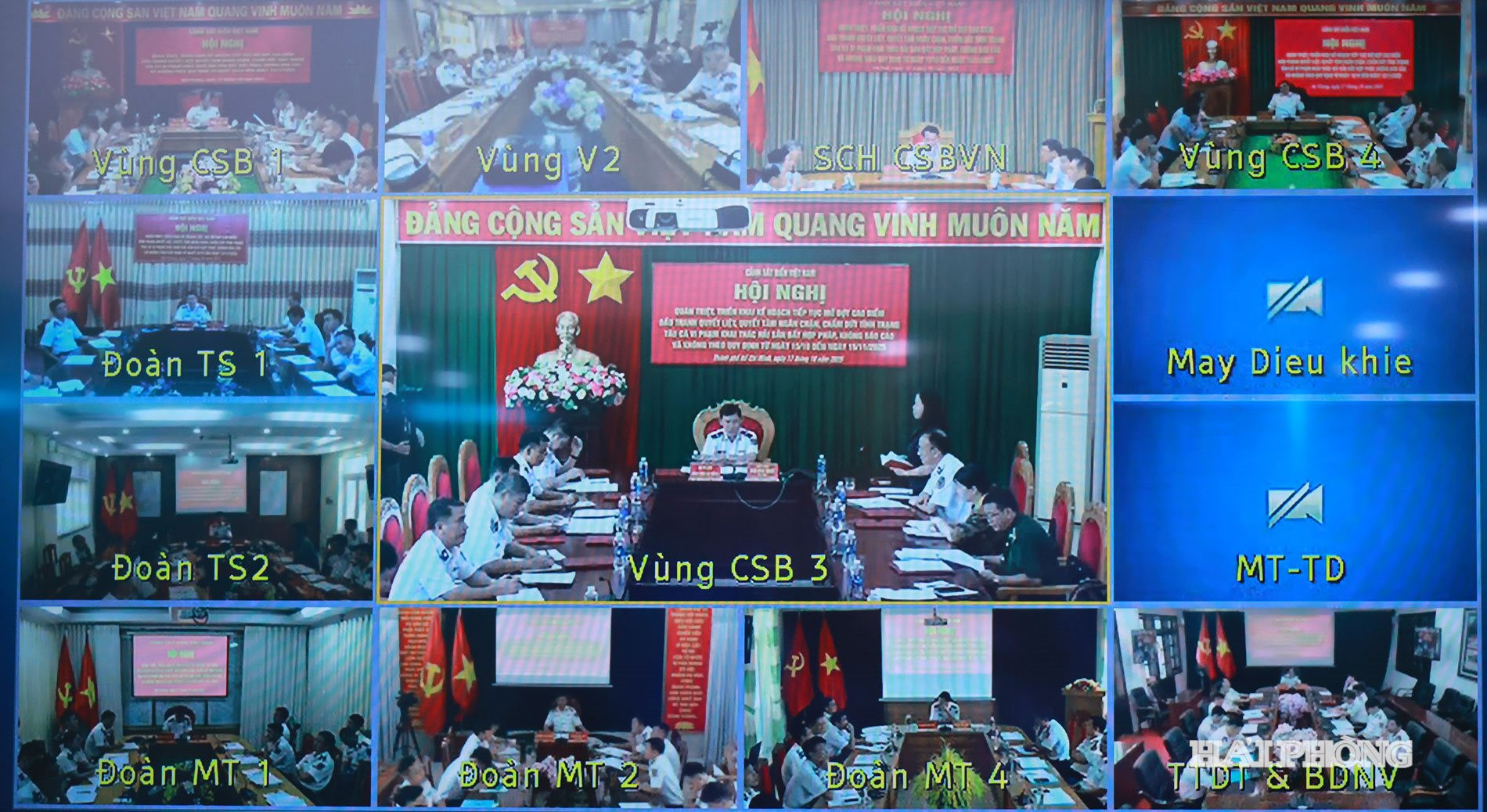 Hội nghị được tổ chức bằng hình thức trực tiếp và trực tuyến
