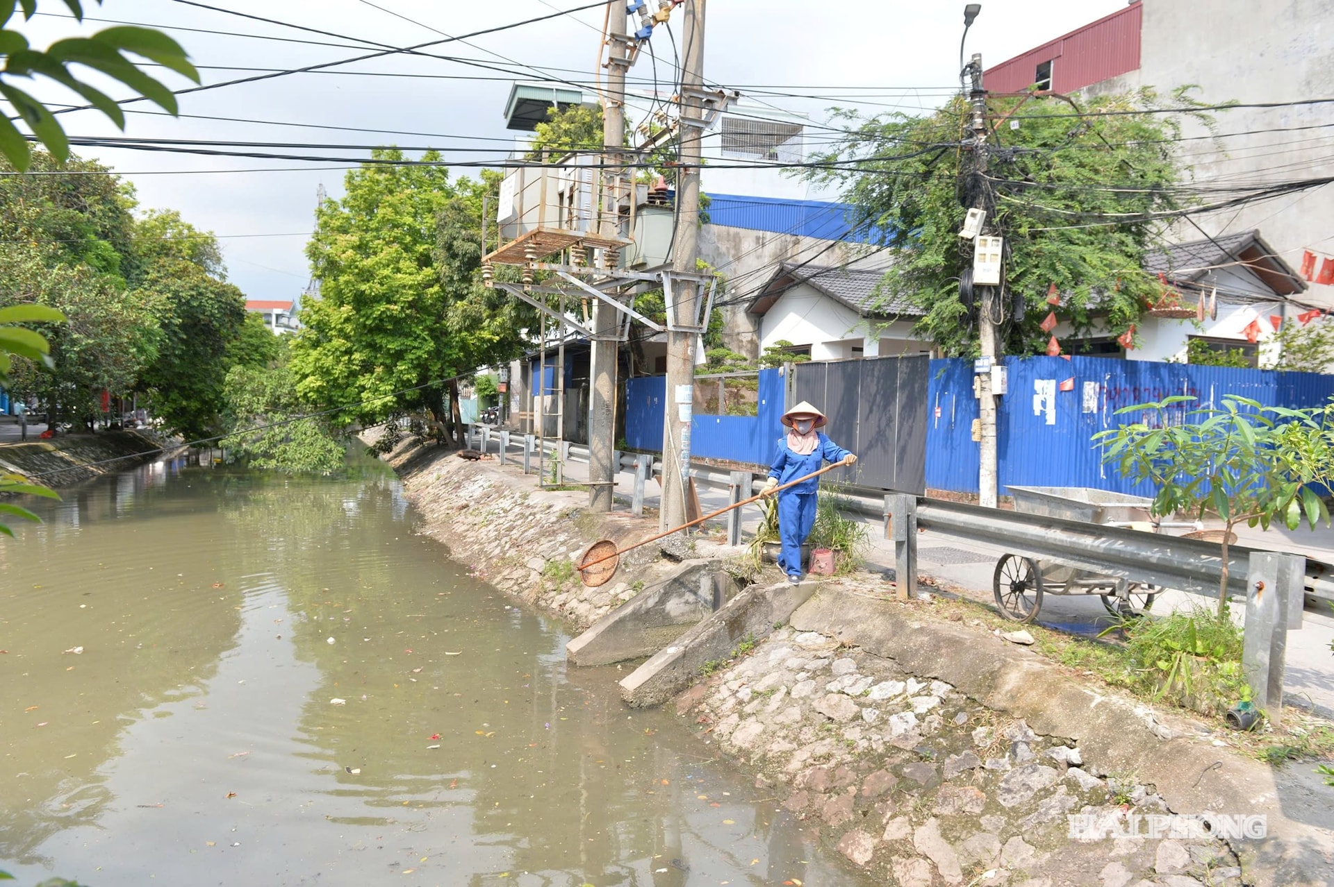 Hai Phongs dräneringssystem kan för närvarande bara dränera nederbörd under 50 mm. Foto: PHAN TUAN