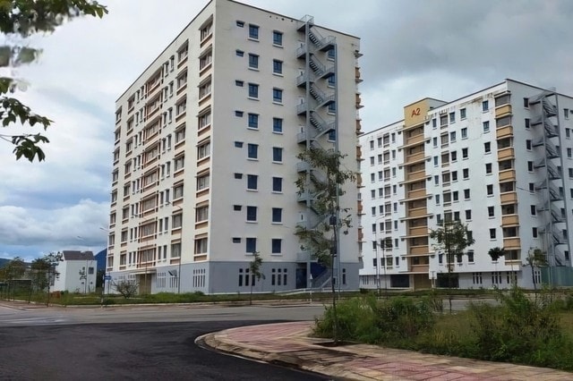 Vấn đề nhà ở xã hội được kỳ vọng là điểm nhấn tại ngày hội tư vấn việc làm - nhà ở xã hội lần thứ nhất năm 2025 do Liên đoàn Lao động thành phố tổ chức đầu tháng 12 tới. Trong ảnh: Dự án khu nhà ở thương mại phường Hồng An. (Ảnh: Sở Xây dựng Hải Phòng)