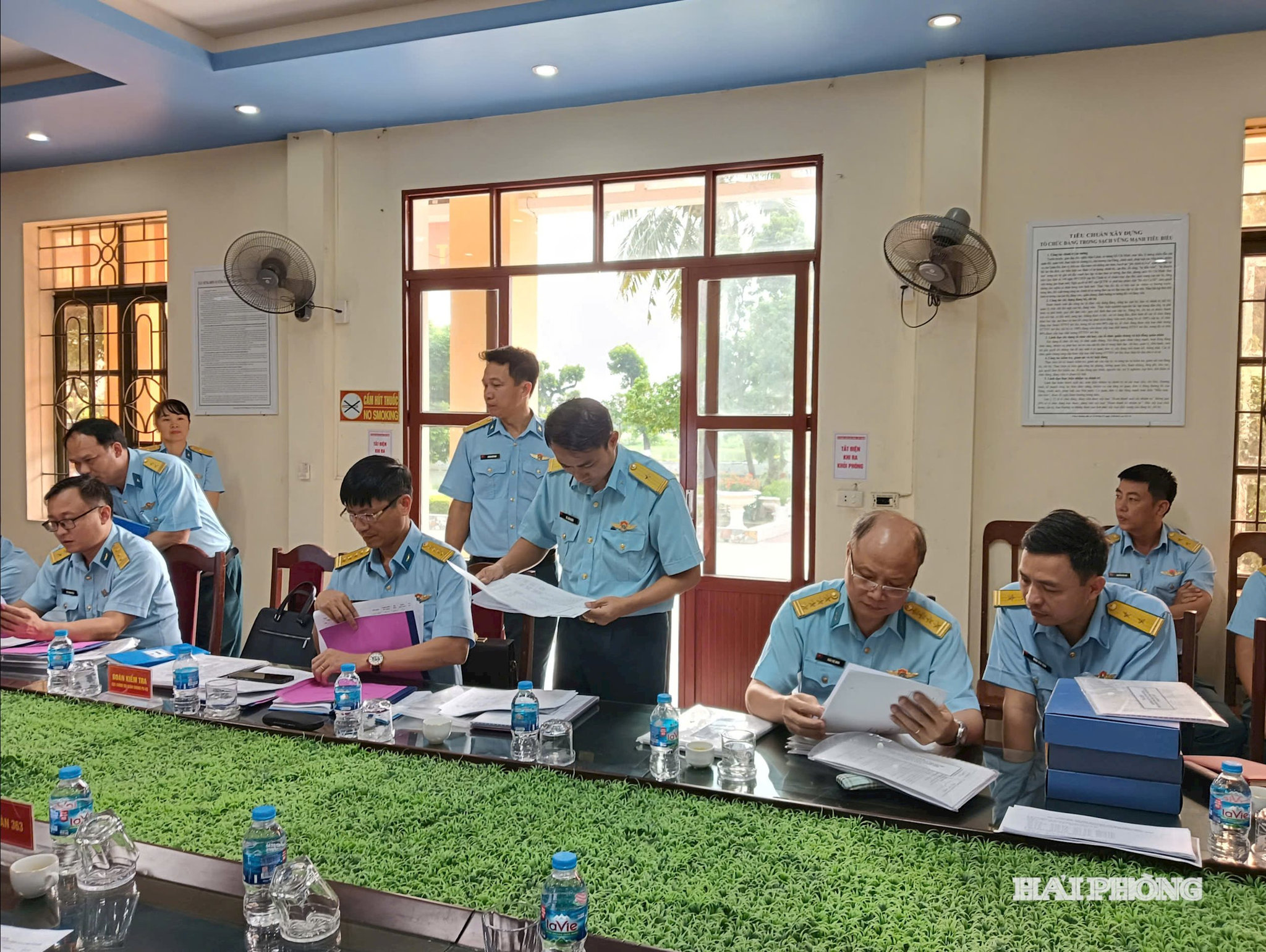 Đoàn kiểm tra sổ sách công tác Đảng, công tác chính trị khối cơ quan Sư đoàn 363