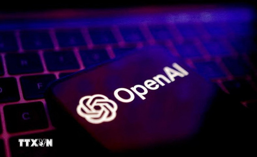 Biểu tượng của hãng OpenAI. (Ảnh: Reuters/TTXVN)