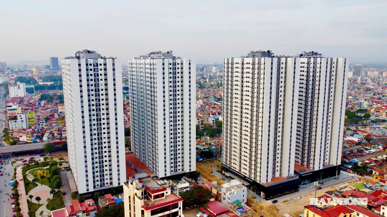 Giai đoạn 2021 - 2025, thành phố Hải Phòng đã và đang triển khai đầu tư xây đựng 23 dự án nhà ở xã hội dành cho công nhân và đối tượng thu nhập thấp. Ảnh: HOÀNG PHƯỚC