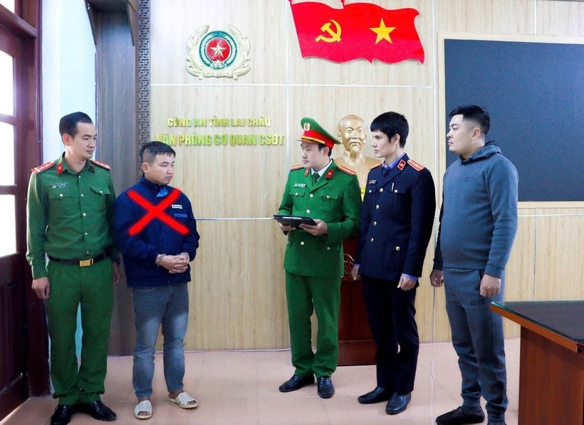 Đối tượng Quách Văn Lập. (Ảnh: Công an tỉnh Lai Châu. )
