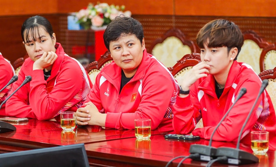 Bóng bàn Việt Nam tập huấn tại Trung Quốc, đặt mục tiêu giành 1 HCV SEA Games 33 - Ảnh 1.