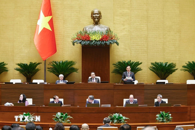 Phó Chủ tịch Quốc hội Nguyễn Khắc Định phát biểu. (Ảnh: Doãn Tấn/TTXVN) ttxvn-nguyen-khac-dinh.jpg