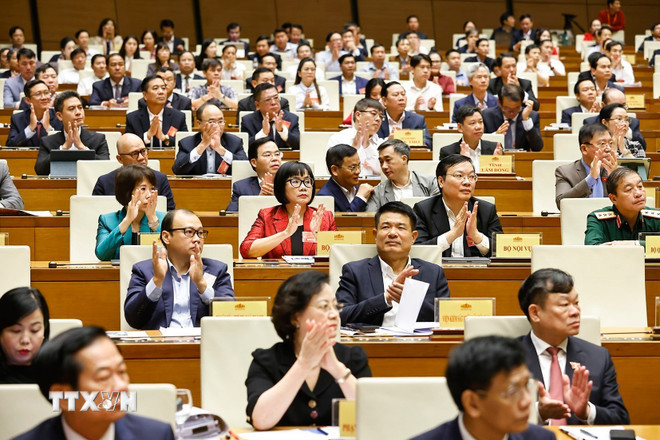 Các đại biểu dự Hội nghị. (Ảnh: Doãn Tấn/TTXVN) ttxvn-hoi-nghi-toan-quoc-trien-khai-cong-tac-bau-cu-dai-bieu-quoc-hoi-khoa-xvi-nhiem-ky-2026-2031-8409136-10.jpg