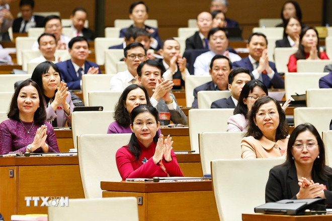 Các đại biểu dự Hội nghị. (Ảnh: Doãn Tấn/TTXVN) ttxvn-hoi-nghi-toan-quoc-trien-khai-cong-tac-bau-cu-dai-bieu-quoc-hoi-khoa-xvi-nhiem-ky-2026-2031-8409136-12.jpg