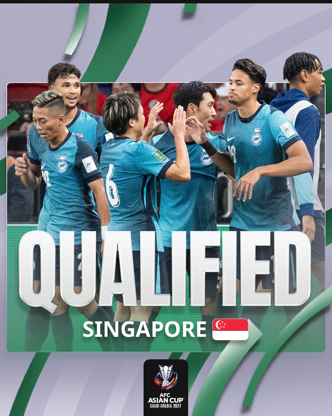 Singapore làm nên lịch sử khi lần đầu giành vé dự vòng chung kết Asian Cup