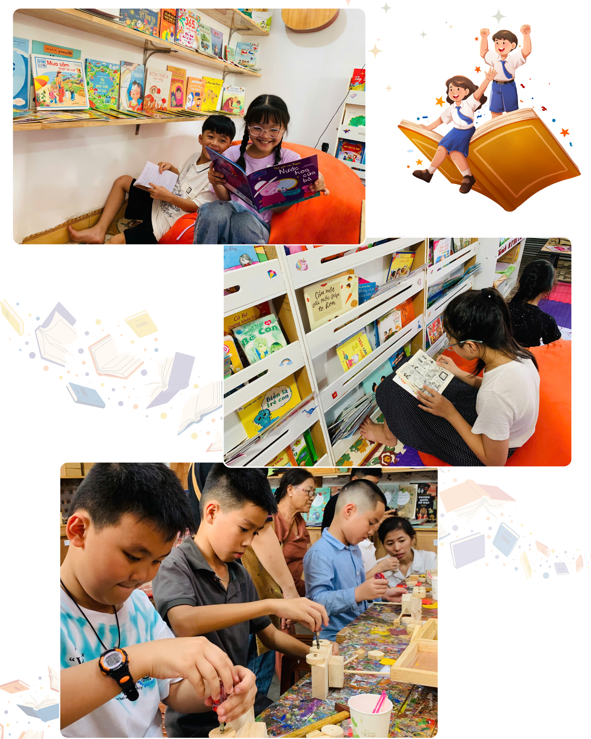Trước chúng tôi còn bé, bố mẹ dắt ra sông đợi đò, có lúc đò đợi khách nửa tiếng đồng hồ mới sang được, đi lại rất vất vả. Từ ngày có cầu Dinh, đi lại thuận lợi hơn hẳn (3)