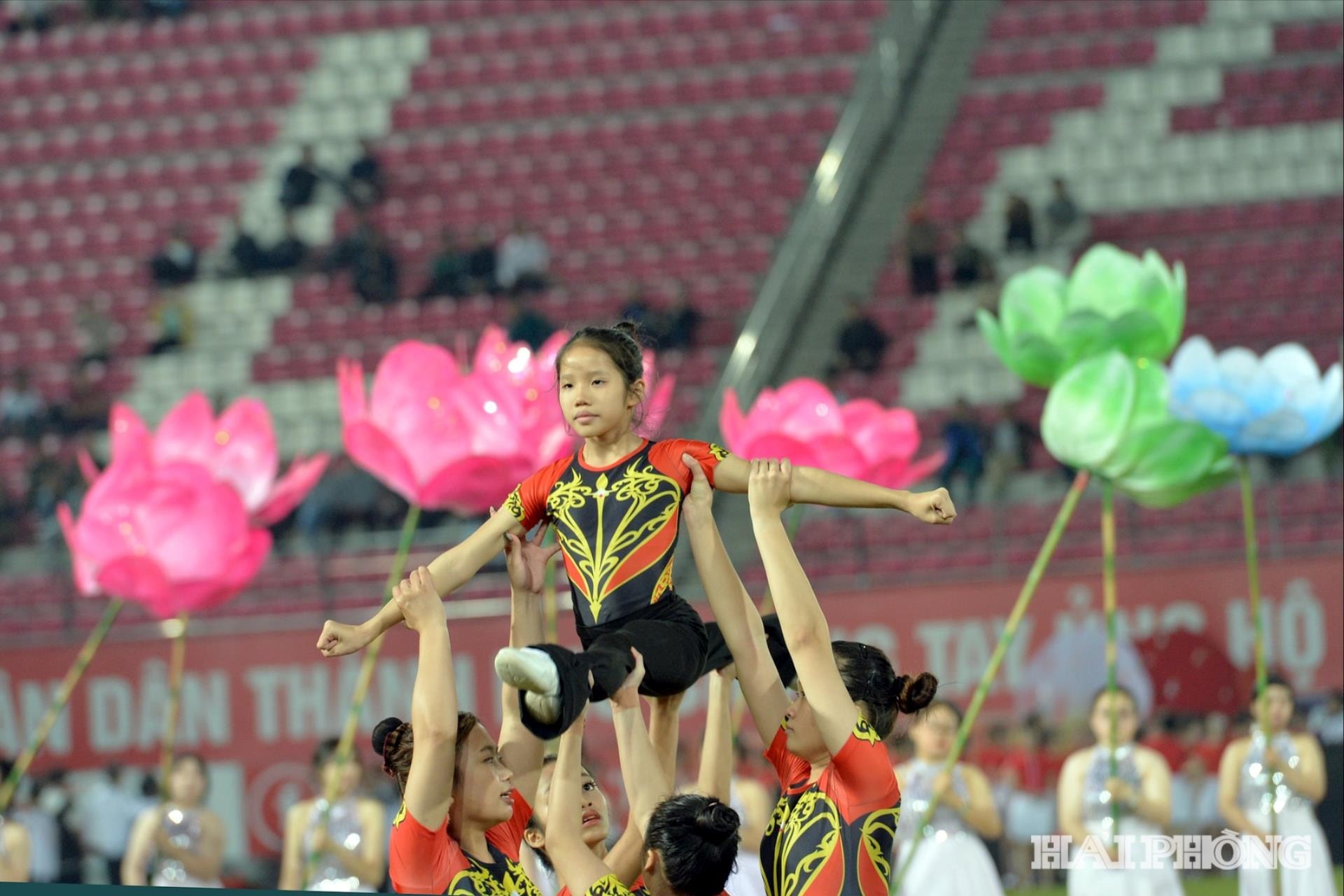 Màn biểu diễn ấn tượng của các vận động viên Thể dục Aerobic Hải Phòng