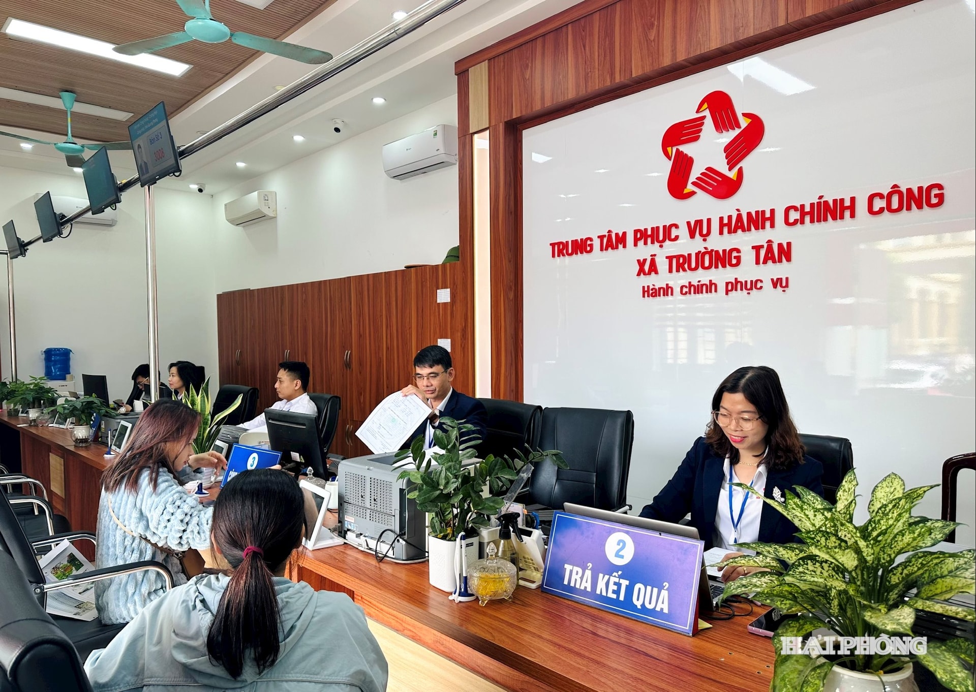 Số hồ sơ giải quyết trước hạn ở cấp xã tại Hải Phòng đạt cao.