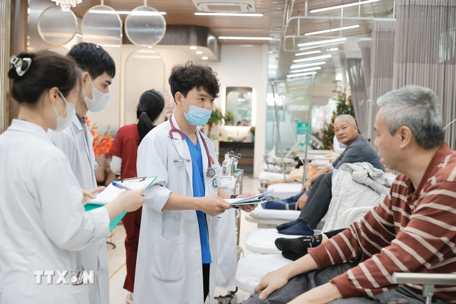 Ảnh minh họa. (Nguồn: TTXVN) ttxvn-kham-benh-benh-vien.jpg