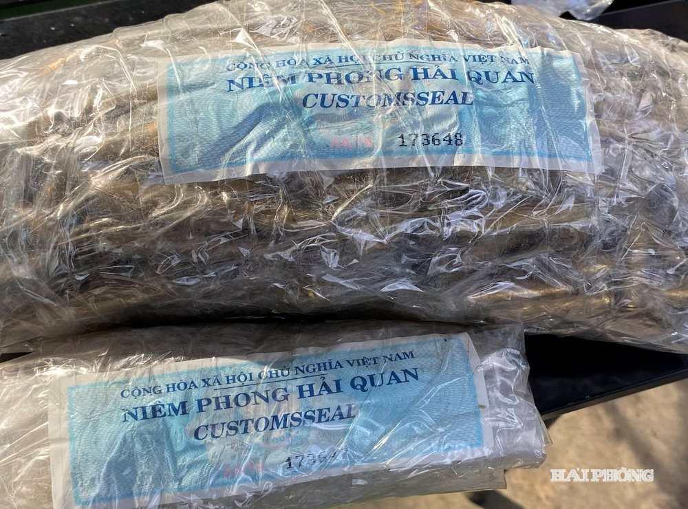 Lực lượng chức năng niêm phong hàng hóa vi phạm theo quy định của pháp luật