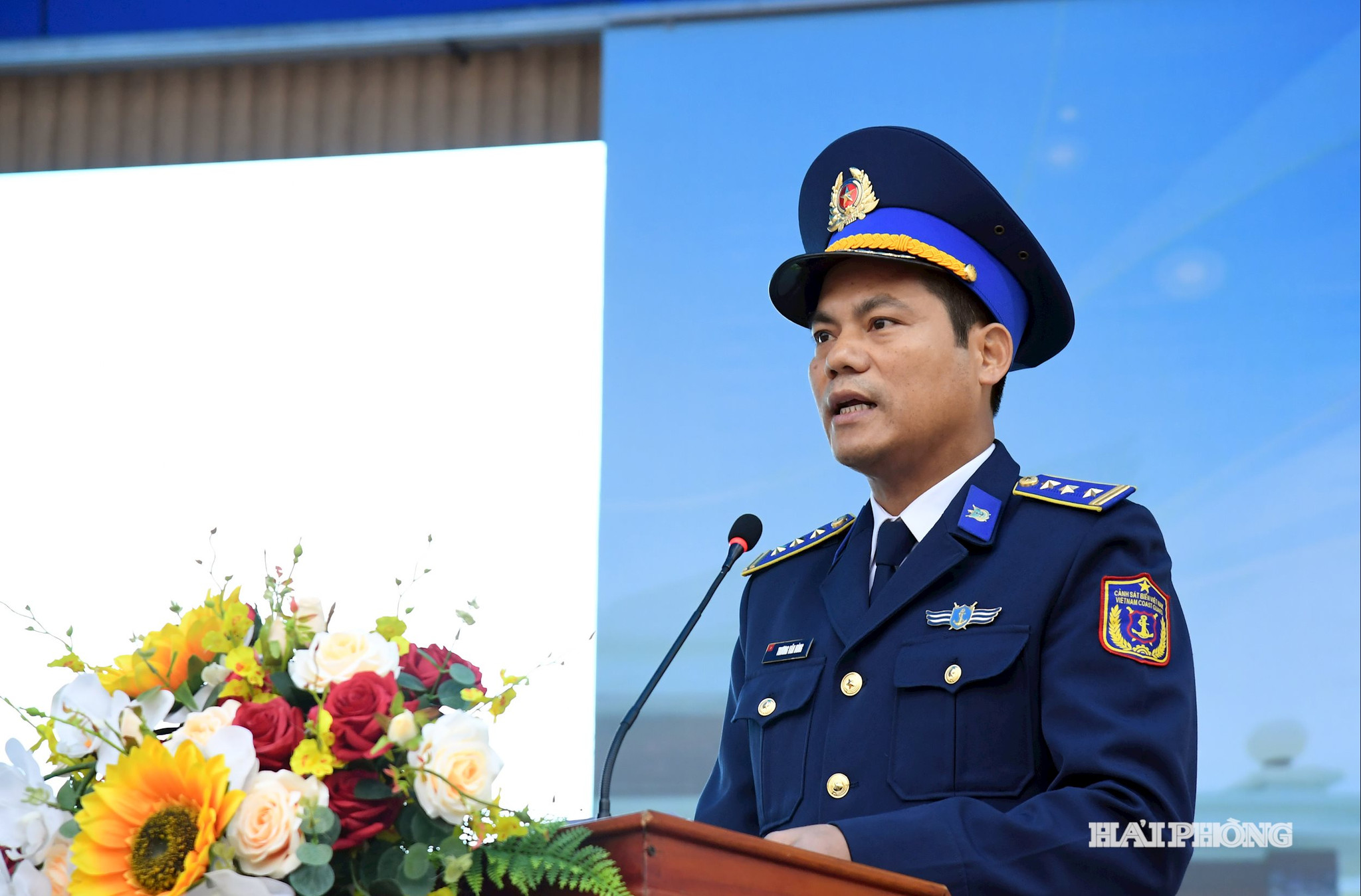 Thượng tá Trương Văn Hùng, Phó Chính uỷ Vùng Cảnh sát biển 1 phát động cuộc thi