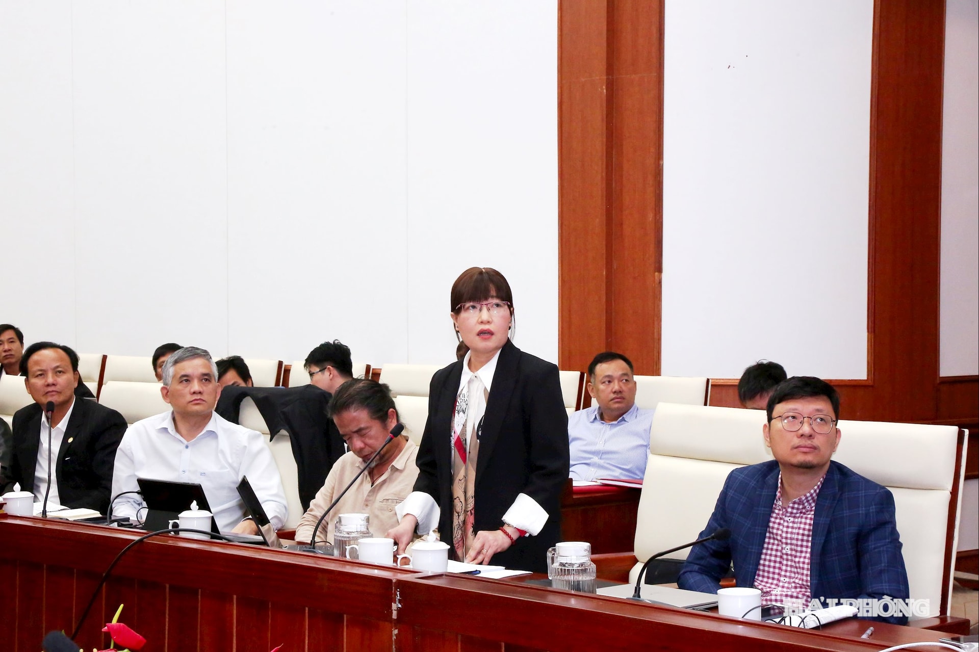 Đại diện đơn vị tư vấn trình bày dự án tu bổ