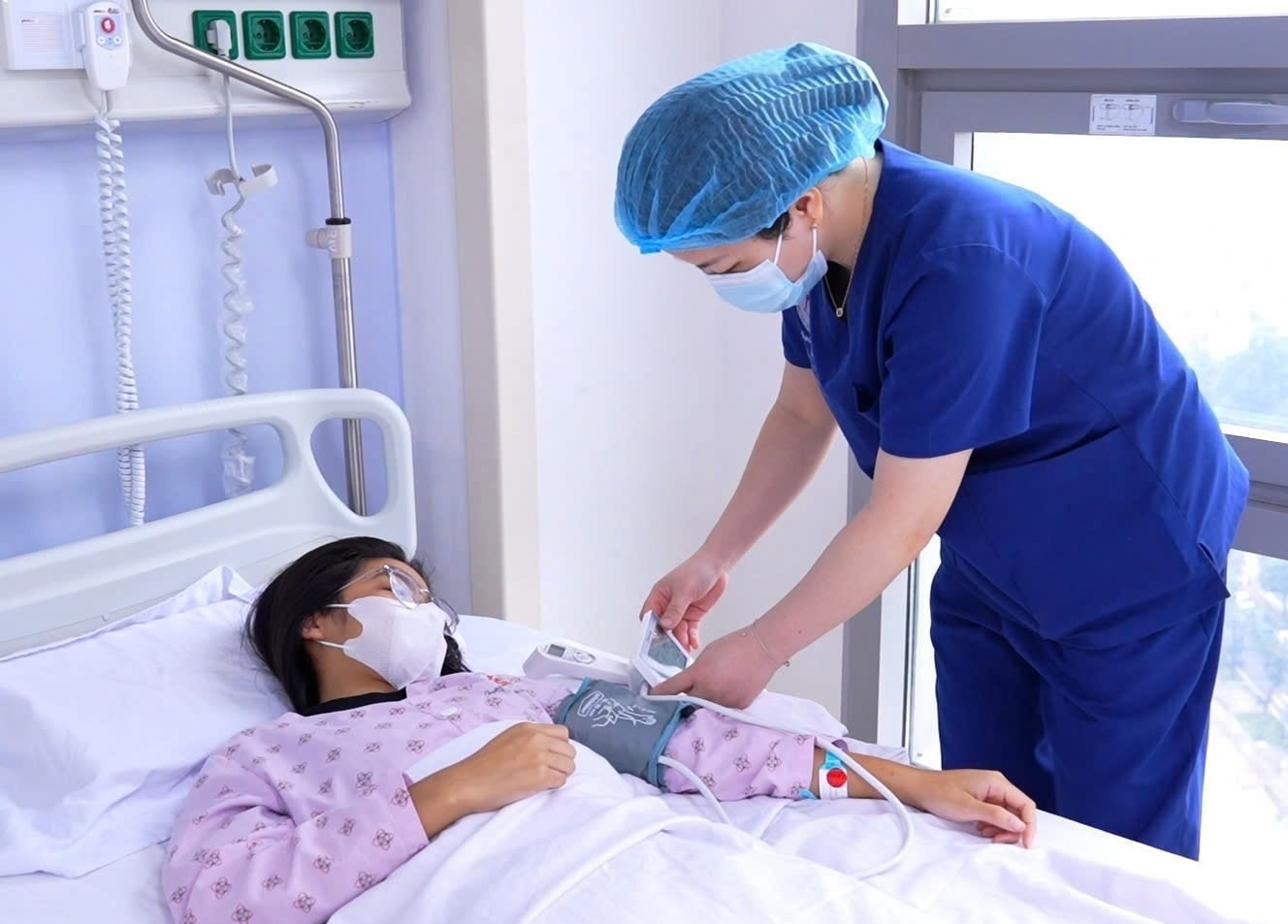 Trẻ đột quỵ điều trị tại Bệnh viện 108.