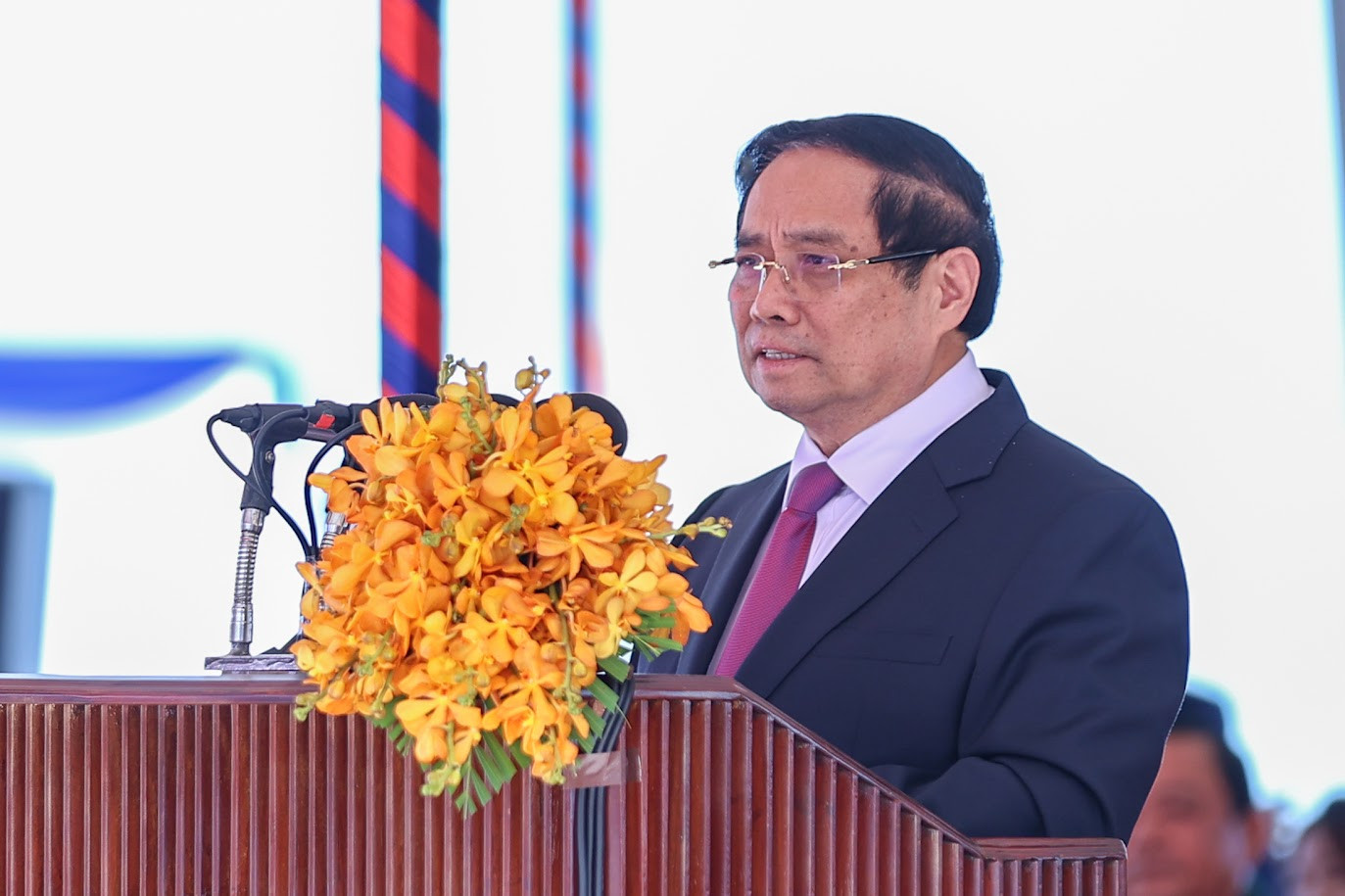 Thủ tướng Phạm Minh Chính cùng Thủ tướng Campuchia khai trương cặp cửa khẩu quốc tế mới- Ảnh 5. Thủ tướng Phạm Minh Chính cùng Thủ tướng Campuchia khai trương cặp cửa khẩu quốc tế mới- Ảnh 5.