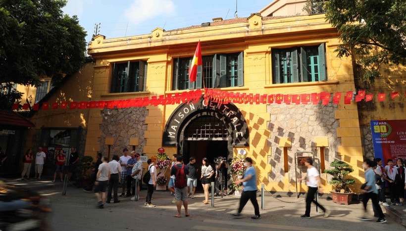 Di tích lịch sử Nhà tù Hỏa Lò - 'địa chỉ đỏ' giữa lòng Thủ đô. (Ảnh minh họa: Thanh Tùng/TTXVN)