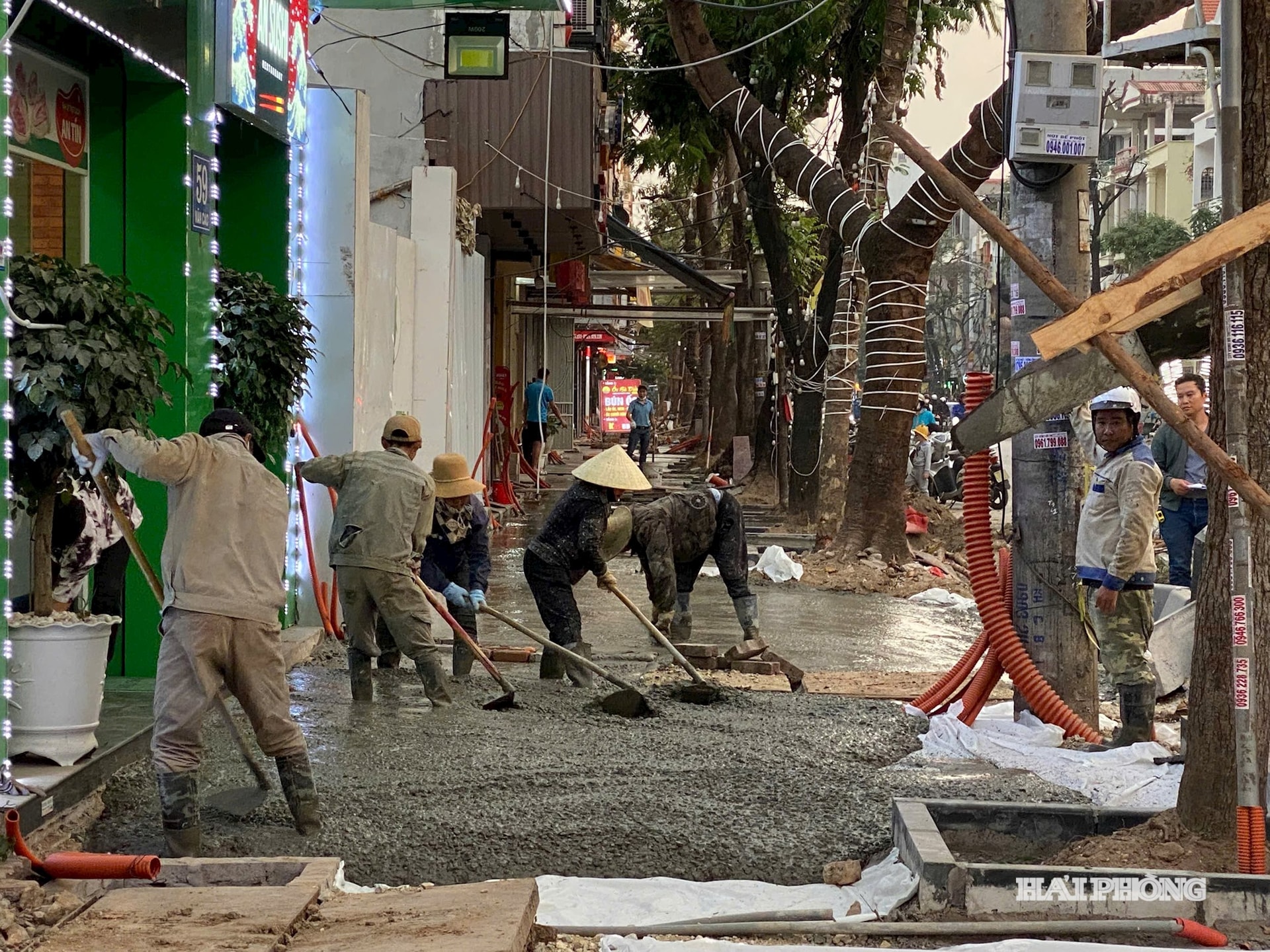 সঞ্চালন লাইন নির্মাণ